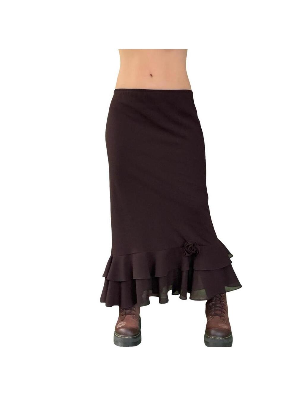 Y2K BOHO FAIRY GRUNGE SKIRT